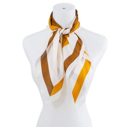 Timeless Vintage Silk Fashion Scarf- Elevate Your Style with Classic Elegance