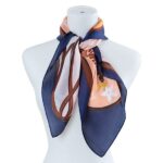 Elegant Silk Fashion Scarf- Elevate Your Style with Luxurious Sophistication