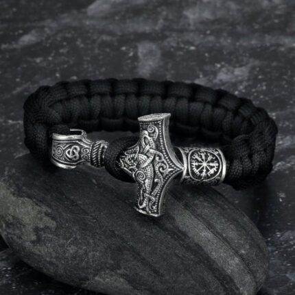 Crafted Paracord Bracelet- Embrace Norse Tradition with Authentic Artistry