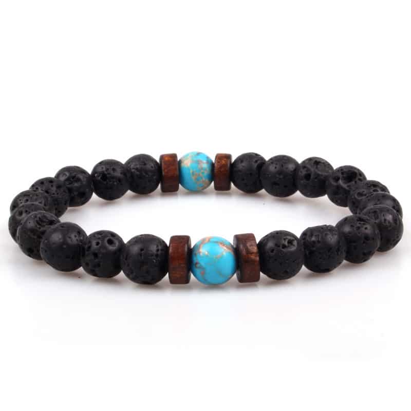 Asgard Crafted Lava Stone Bracelet- Channel the Power of the Gods with Handcrafted Elegance