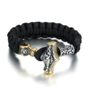 Crafted Paracord Bracelet- Embrace Norse Tradition with Authentic Artistry