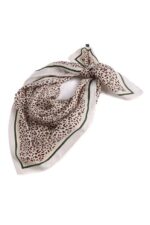 Wildly Stylish Leopard Silk Scarf- Elevate Your Outfit with Animal Print Elegance