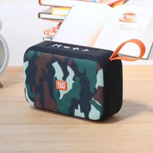 Portable Mini Bluetooth Speaker, Wireless Soundbar with HIFI Subwoofer, TF Card, FM Radio, and Aux Support