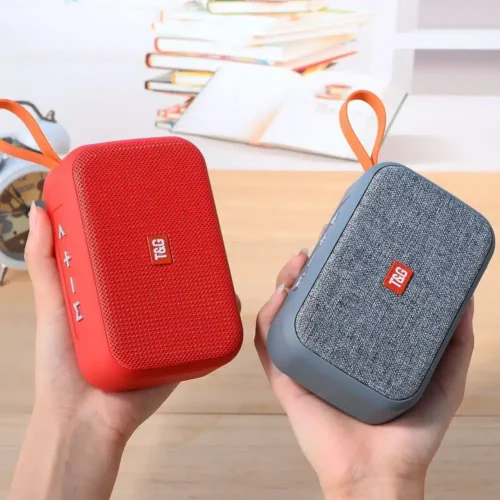 Portable Mini Bluetooth Speaker, Wireless Soundbar with HIFI Subwoofer, TF Card, FM Radio, and Aux Support