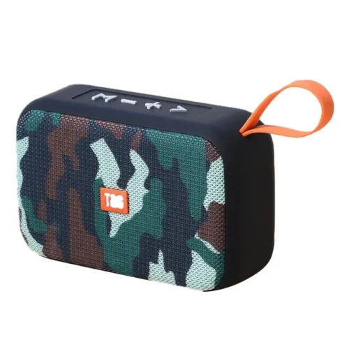 Portable Mini Bluetooth Speaker, Wireless Soundbar with HIFI Subwoofer, TF Card, FM Radio, and Aux Support