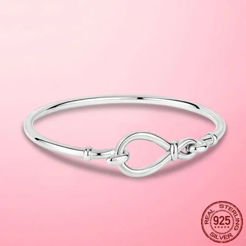 Timeless 925 Sterling Silver Me Bracelet – Pulseira Collection Charm Jewelry for Women