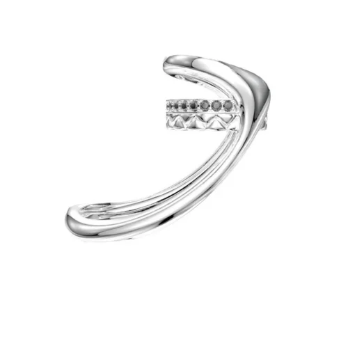 Bold Vintage Punk Zircon Ring – 925 Sterling Silver Hip Hop Jewelry Gift for Women & Girls