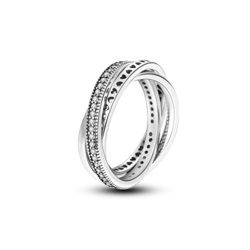 Exquisite 925 Sterling Silver Butterfly Ring – Geometric Round Shape Zircon Jewelry for Women