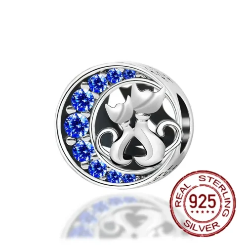 Captivating Blue Astronaut Charm – 925 Sterling Silver Bead for Luxury Bracelets & Necklaces