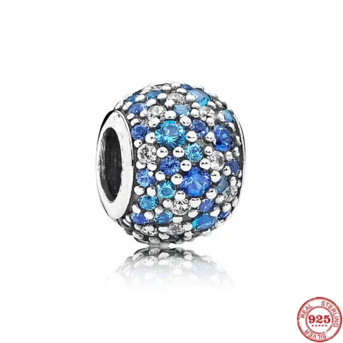Captivating Blue Astronaut Charm – 925 Sterling Silver Bead for Luxury Bracelets & Necklaces