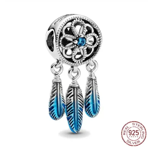 Captivating Blue Astronaut Charm – 925 Sterling Silver Bead for Luxury Bracelets & Necklaces