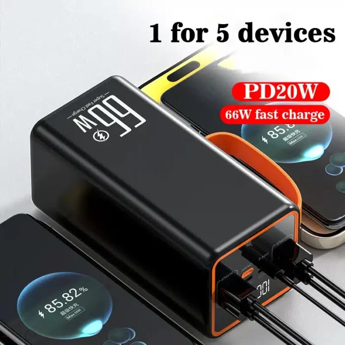 Power Up on the Go- Fast Charging Powerbank for iPhone and Laptop