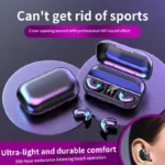 IPX5 Waterproof Wireless BT Earbuds- Invisible Sleep Earphones with Noise Reduction, Touch Control, and Superior Sound Quality