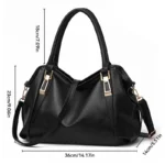 Fashionable Casual Shoulder Bag / Stylish Solid Color with Large Capacity – Perfect Crossbody Handbag