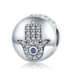 Exquisite 925 Sterling Silver Charms: Firefly, Evil Eye, Hot Air Balloon in Blue