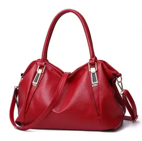 Fashionable Casual Shoulder Bag – Large Capacity Solid Color Crossbody Handbag