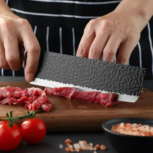 High-Quality Stainless Steel Kitchen Knife for Meat, Vegetables, and Roasting