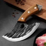 Meat Cleaver, Corkscrew, Steak, Vegetable, and Fruit Knives with Sheath – Perfect for Barbecue, Picnic, Camping, and Outdoor Culinary Adventures