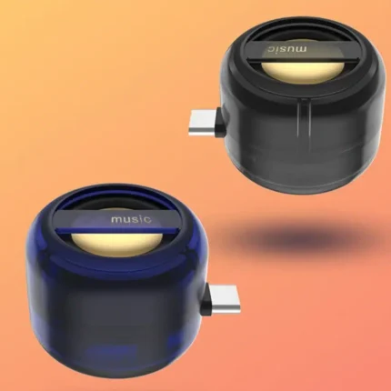 Pocket-sized Rechargeable Type-C Mini Speaker with Clear Bass: Your Compact Universal Sound Companion for Mobile Phones
