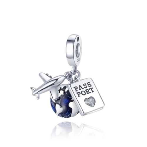 Captivating Blue Astronaut Charm – 925 Sterling Silver Bead for Luxury Bracelets & Necklaces