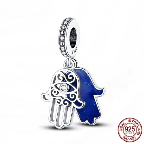 Captivating Blue Astronaut Charm – 925 Sterling Silver Bead for Luxury Bracelets & Necklaces