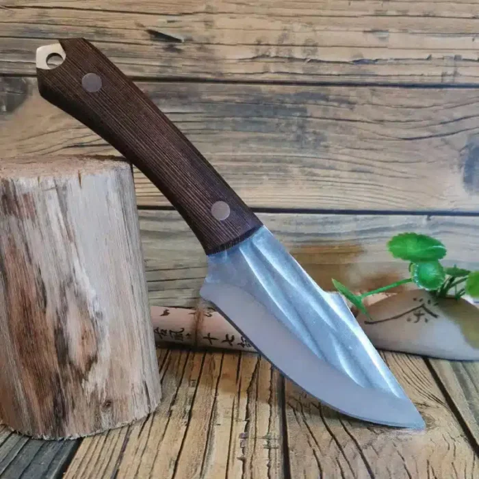 Versatile Handmade Forged Kitchen Knife-Ideal for Boning, Camping, Chef's Use, Fishing, Meat Cleaving, and Hunting - Can Include Protective Sheath