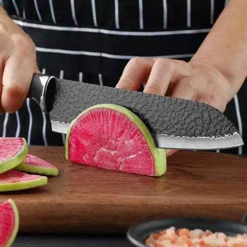 High-Quality Stainless Steel Kitchen Knife for Meat, Vegetables, and Roasting