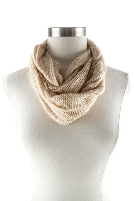 Dual-Toned Infinity Scarf- Elevate Your Style with Versatile Elegance