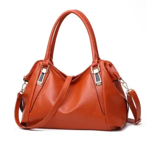 Fashionable Casual Shoulder Bag – Large Capacity Solid Color Crossbody Handbag