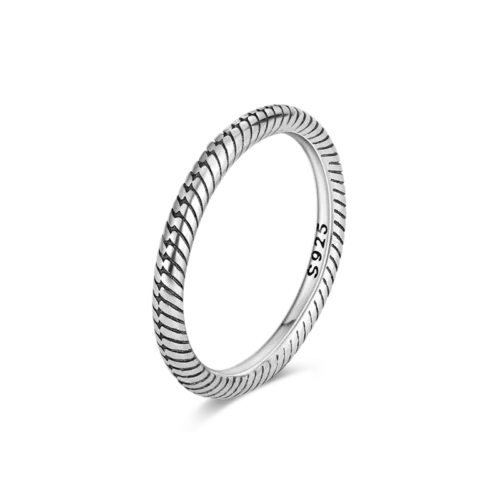 Exquisite 925 Sterling Silver Butterfly Ring – Geometric Round Shape Zircon Jewelry for Women