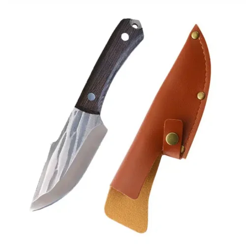 Premium Meat Cleaver Knife Set with Sheath - Versatile for Outdoor BBQ & Kitchen Use