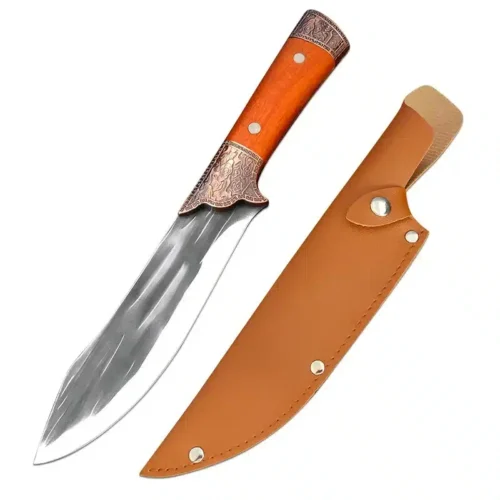 Professional Stainless Steel Kitchen Knife Set - Boning, Meat Cutter, & Grill Knife with Non-Slip Handle