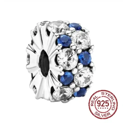 Captivating Blue Astronaut Charm – 925 Sterling Silver Bead for Luxury Bracelets & Necklaces