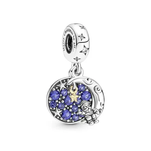 Captivating Blue Astronaut Charm – 925 Sterling Silver Bead for Luxury Bracelets & Necklaces