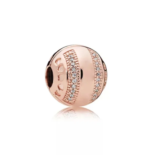 Gorgeous Rose Gold Flower Charm Beads – 925 Sterling Silver Jewelry Accents for Bracelets & Necklaces
