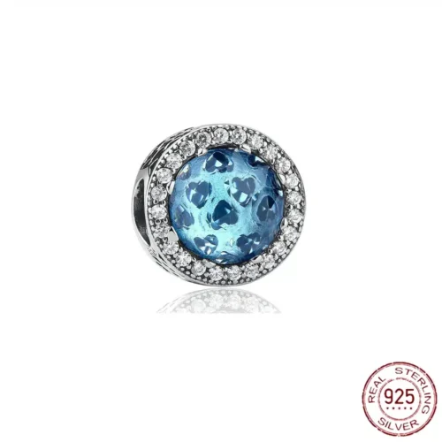 Captivating Blue Astronaut Charm – 925 Sterling Silver Bead for Luxury Bracelets & Necklaces