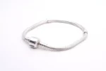 Authentic Tibetan Silver Snake Chain Bracelet Bangle 16-23cm – DIY Charms Compatible | Perfect Gift for Women