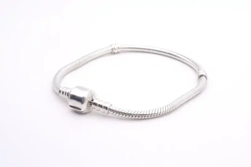 Authentic Tibetan Silver Snake Chain Bracelet – DIY Charms Compatible, Perfect Gift for Women (16-23cm)