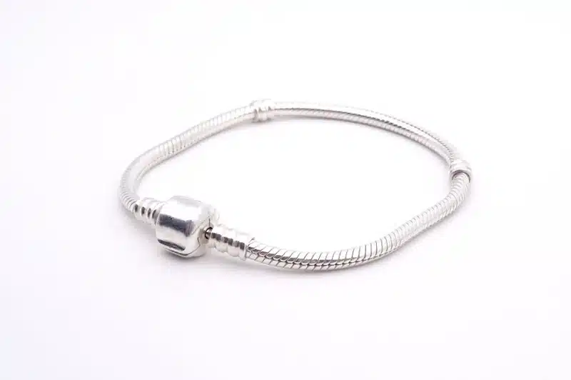 Authentic Tibetan Silver Snake Chain Bracelet Bangle 16-23cm – DIY Charms Compatible | Perfect Gift for Women
