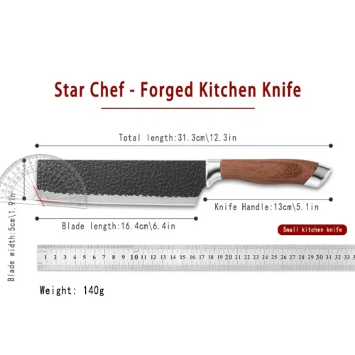High-Quality Stainless Steel Kitchen Knife for Meat, Vegetables, and Roasting