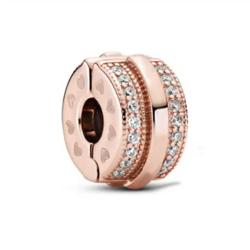 Gorgeous Rose Gold Flower Charm Beads – 925 Sterling Silver Jewelry Accents for Bracelets & Necklaces