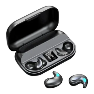 IPX5 Waterproof Wireless BT Earbuds- Invisible Sleep Earphones with Noise Reduction, Touch Control, and Superior Sound Quality