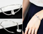 Authentic Tibetan Silver Snake Chain Bracelet Bangle 16-23cm – DIY Charms Compatible | Perfect Gift for Women