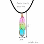 Transparent Geometric Diamond Crystal Necklace- Elegant Women’s Accessory for Modern Style