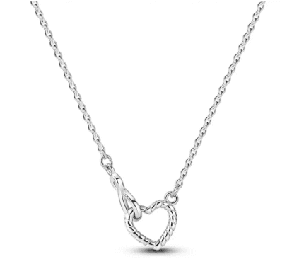 Classic Simple Round Circle 925 Sterling Silver Necklace for Women – Compatible with Original Charm Beads
