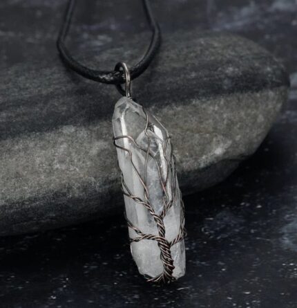 Unique Amorphous Crystal Pendant- One-of-a-Kind Accessory, Size Varies