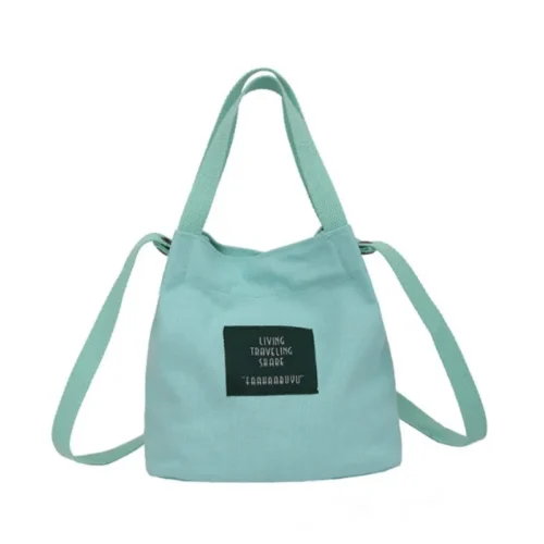 Canvas Handbag Backpack for Women – Portable Small Shoulder Messenger Bag