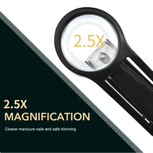 Nail Clipper with Magnifying Glass - Nail Cutter for Elderly