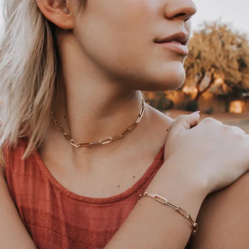 Stunning Stainless Steel Curb Chain Bracelet – Trendy Cuban Link Design for Women