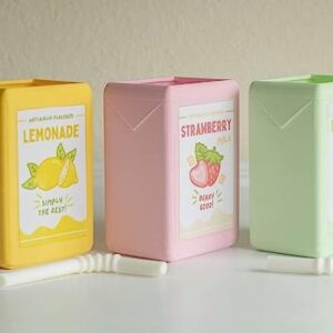 Adorable Kawaii Juice Box Resin Flowerpot- Bring Cheerful Charm to Your Space!